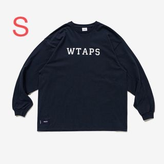 ダブルタップス(W)taps)のWTAPS COLLEGE/LS/COTTON ネイビーS(Tシャツ/カットソー(七分/長袖))