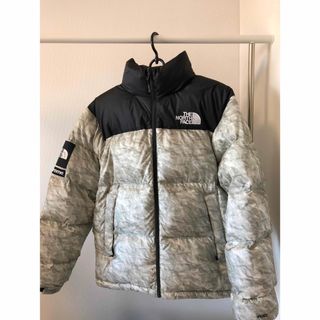 シュプリーム(Supreme)のFace Paper Print Nuptse Jacket Mサイズ(ダウンジャケット)