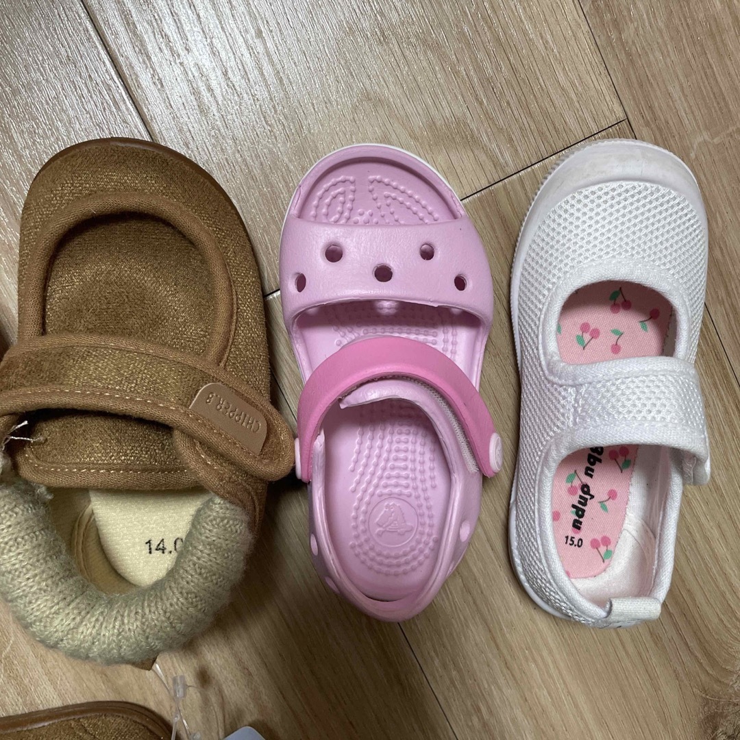 crocs(クロックス)の新品　子供用クロックス14センチ キッズ/ベビー/マタニティのベビー靴/シューズ(~14cm)(サンダル)の商品写真