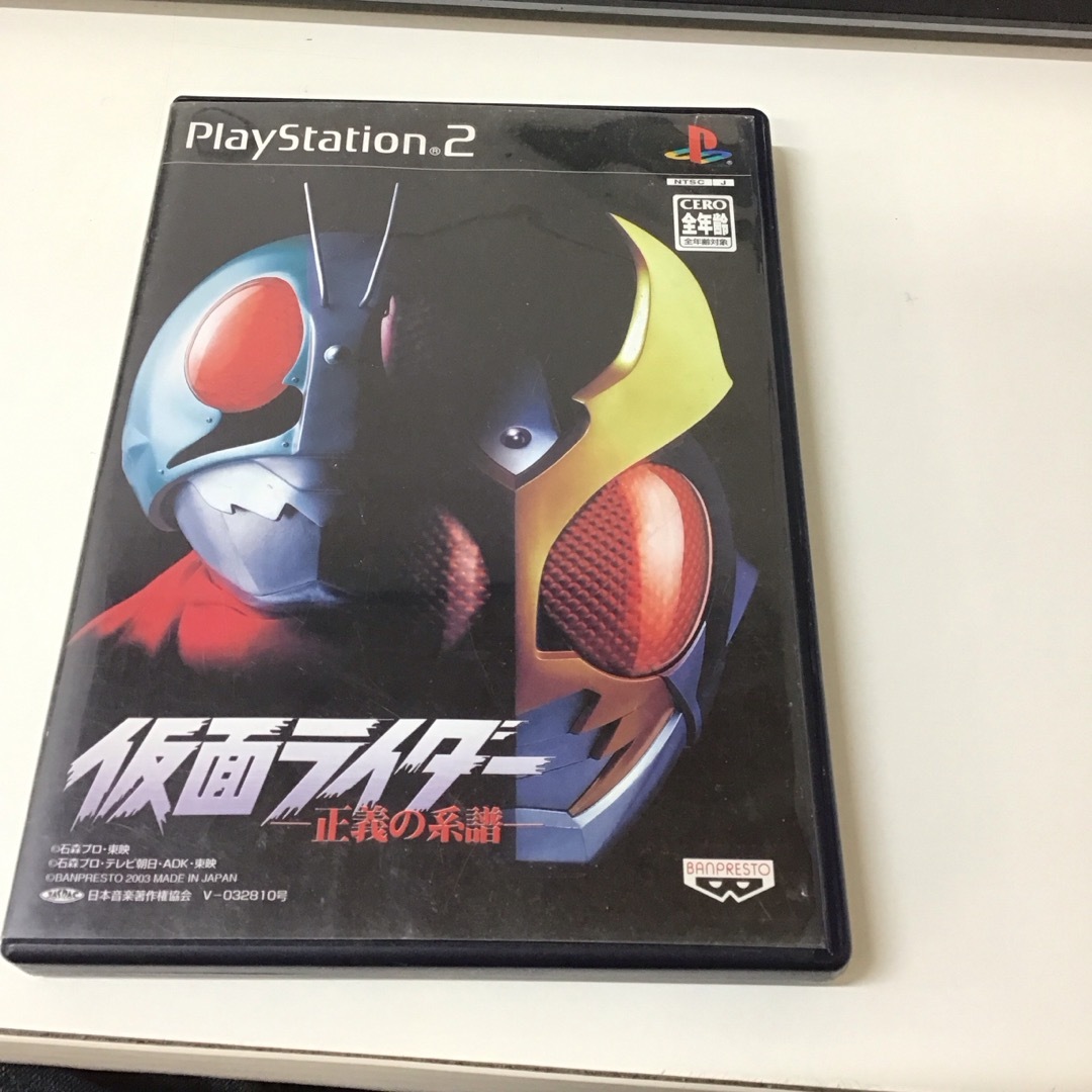 PS2ソフト　仮面ライダー　正義の系譜　kh0613 エンタメ/ホビーのゲームソフト/ゲーム機本体(家庭用ゲームソフト)の商品写真