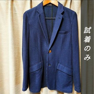 MEN'S BIGI - 【MEN'S BIGI：試着のみ】ラッセル編みテーラードジャケット