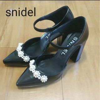 スナイデル(SNIDEL)のsnidel パールフラワーパンプス Mサイズ ハイヒール(ハイヒール/パンプス)