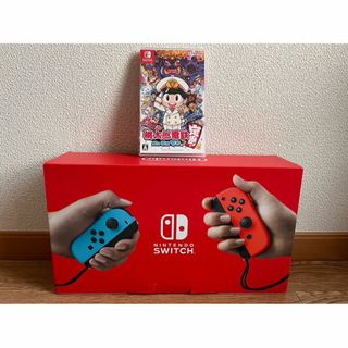 ニンテンドウ(任天堂)の【大幅値下げ！】新品・未使用！任天堂スイッチ＋桃太郎電鉄セット(家庭用ゲーム機本体)