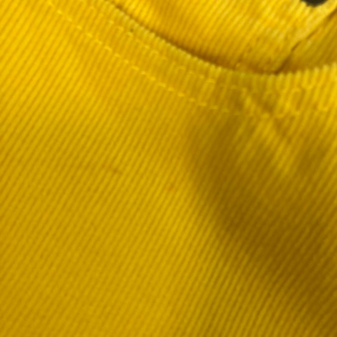 ラルフローレンスポーツ　コーデュロイパンツ　イエロー　ローライズ　古着女子 レディースのパンツ(カジュアルパンツ)の商品写真