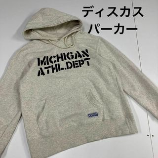 ディスカス(DISCUS)のDISCUS ディスカス　パーカー　プリント　古着　MICHIGAN(パーカー)