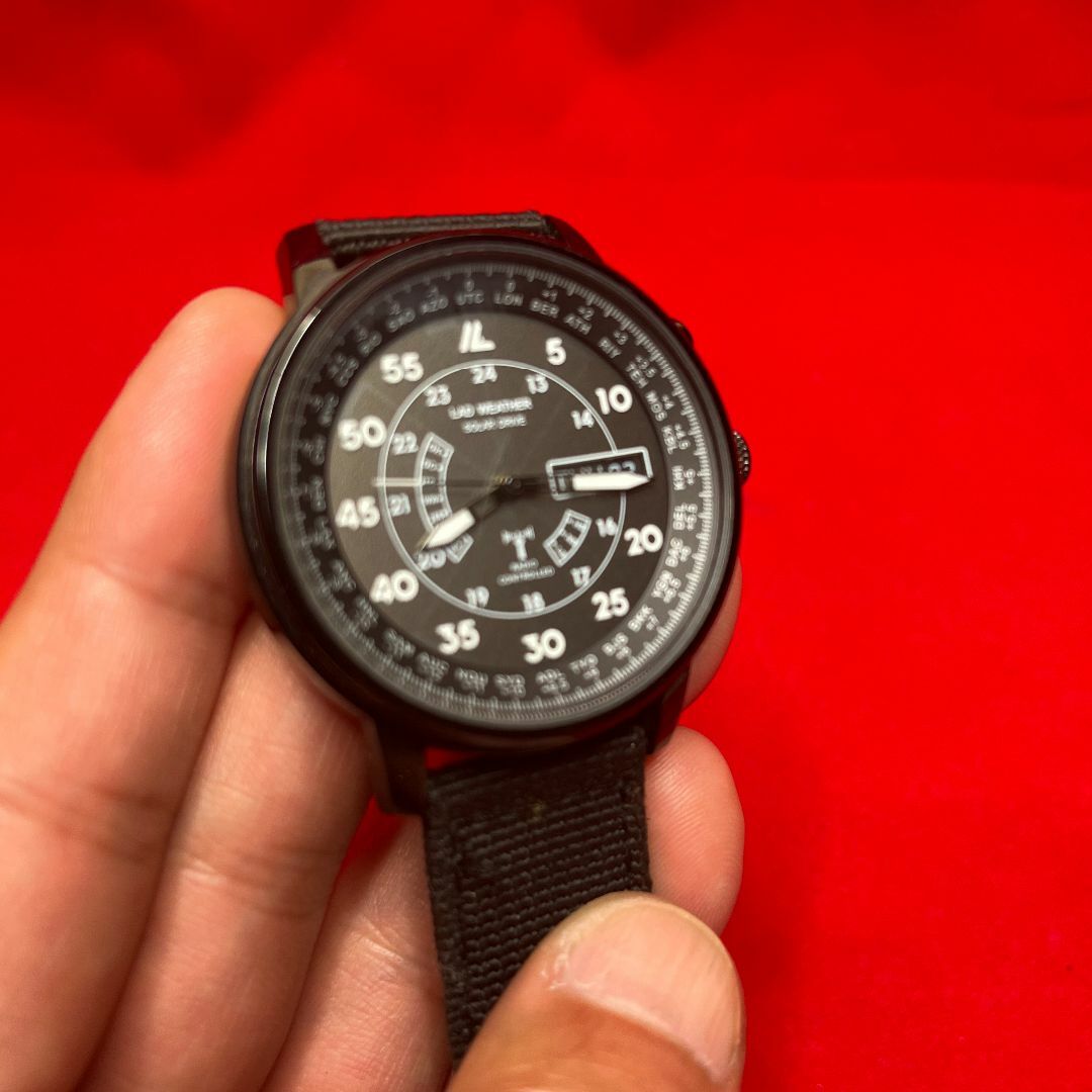LAD WEATHER(ラドウェザー)の[ラドウェザー] 電波ソーラー腕時計 メンズ 100m防水 腕時計ミリタリー メンズの時計(腕時計(アナログ))の商品写真