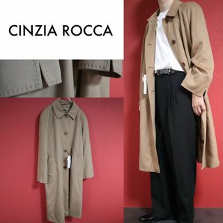 【新品未使用】CINZIA ROCCA カシミヤ100% デザイン ロングコート(ロングコート)