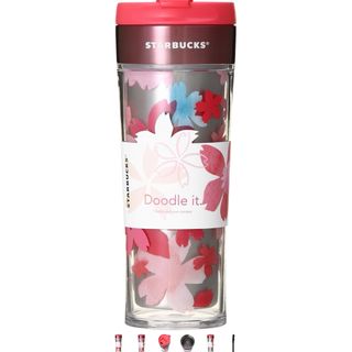 スターバックスコーヒー(Starbucks Coffee)のスタバ SAKURA 2018 ステンレスクリエイトユアタンブラー クリア(タンブラー)