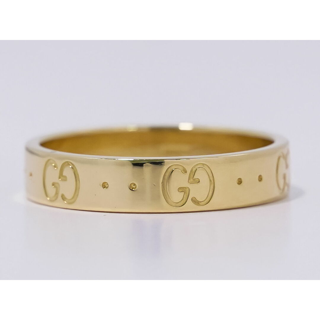 GUCCI - 本物 グッチ GUCCI GG アイコン 750 YG リング 指輪 14 GUCCI - 本物 グッチ GUCCI GG アイコン 750 YG リング 指輪 14