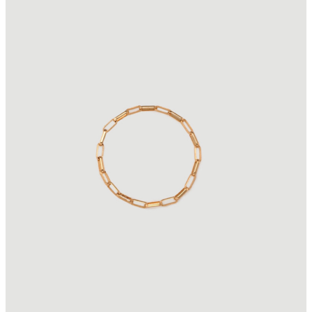 BEAUTY&YOUTH UNITED ARROWS(ビューティアンドユースユナイテッドアローズ)のloro k18 s chain ring 11号　限定ポーチつき レディースのアクセサリー(リング(指輪))の商品写真