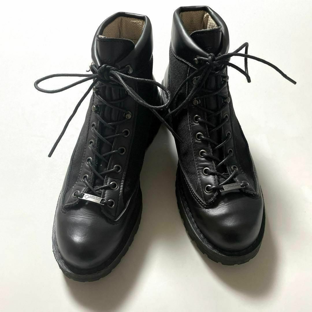 8ホール靴紐2本蝋引き黒 150㎝ メンズ／レディース  ライト マウンテン メンズの靴/シューズ(ブーツ)の商品写真