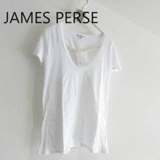 ジェームスパース(JAMES PERSE)の新品 JAMES PERSE ジェームスパース Tシャツ　白　１(Tシャツ(半袖/袖なし))