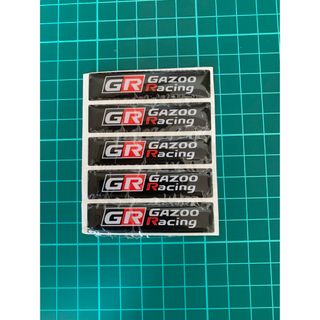 トヨタ(トヨタ)の【5個セット】トヨタ GR GAZOORacing エンブレム ステッカー(車外アクセサリ)