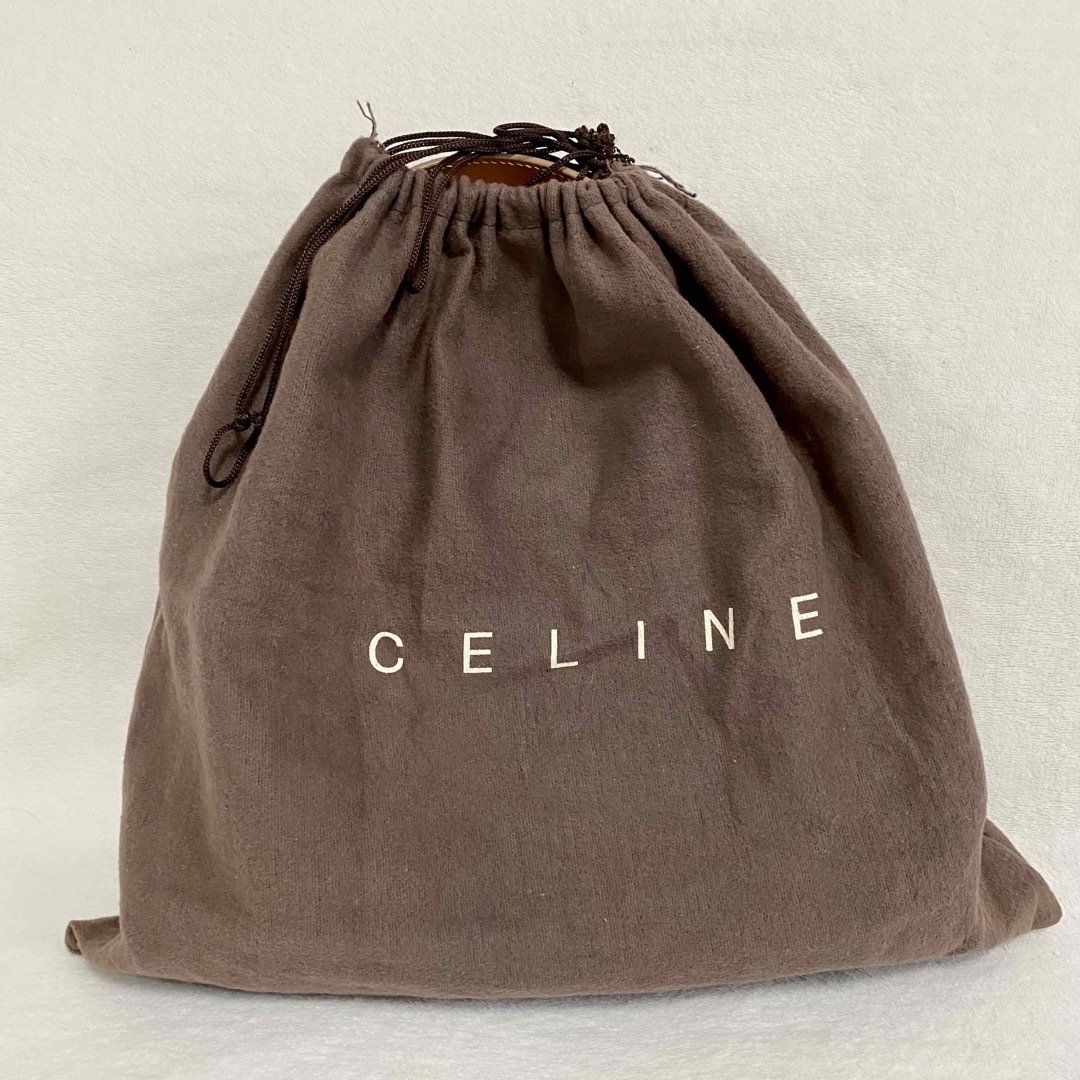 celine(セリーヌ)のCELINE セリーヌ ハンドバッグ イエロー系 スウェード×レザー Cマカダム レディースのバッグ(ハンドバッグ)の商品写真