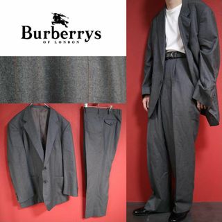 BURBERRY - 【希少ヴィンテージ】Burberrys オーバーサイズ 上質ウール セットアップ