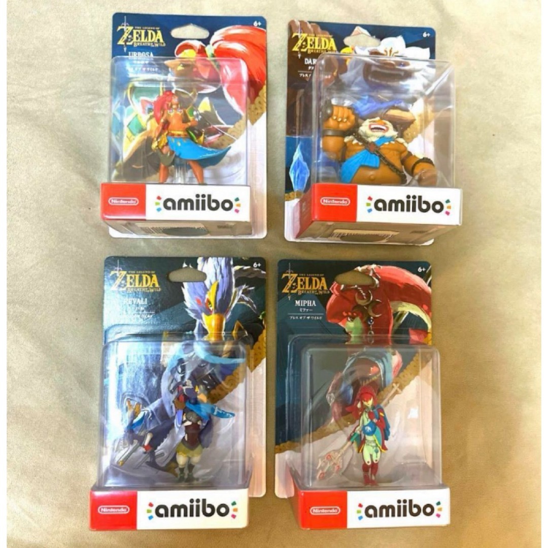 amiibo ゼルダの伝説 ブレスオブザワイルド アミーボ 4人の英傑 amiibo ゼルダの伝説 ブレスオブザワイルド アミーボ 4人の英傑