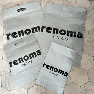 レノマ(RENOMA)のrenomaショップ袋　4枚セット(ショップ袋)