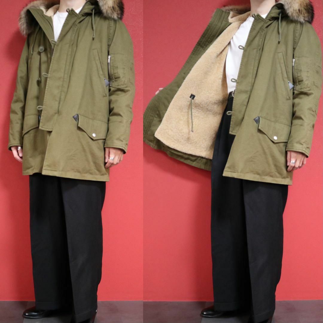 SAINT LAURENT - 【美品】SAINT LAURENT PARIS 裏地ボア ファー SAINT LAURENT - 【美品】SAINT LAURENT PARIS 裏地ボア ファー