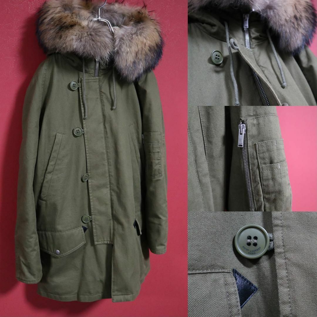 SAINT LAURENT - 【美品】SAINT LAURENT PARIS 裏地ボア ファー SAINT LAURENT - 【美品】SAINT LAURENT PARIS 裏地ボア ファー