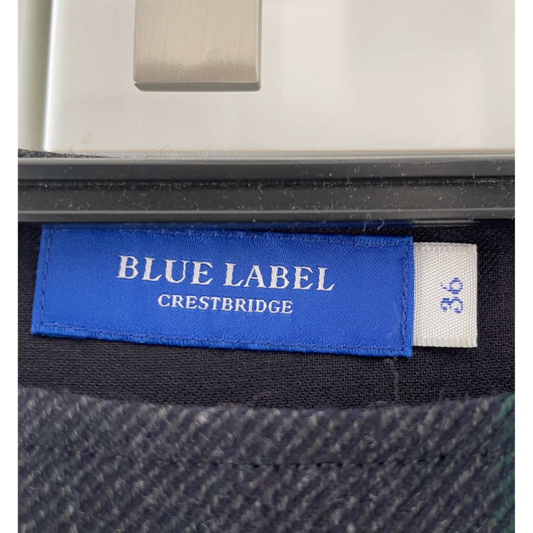 BURBERRY BLUE LABEL(バーバリーブルーレーベル)の美品❣️バーバリーブルーレーベル　チェックワンピース レディースのワンピース(ひざ丈ワンピース)の商品写真