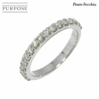 ポンテヴェキオ(PonteVecchio)のポンテヴェキオ Ponte Vecchio 4号 リング ハーフ ダイヤ 0.35ct K18 WG ホワイトゴールド 750 指輪 VLP 90213751(リング(指輪))