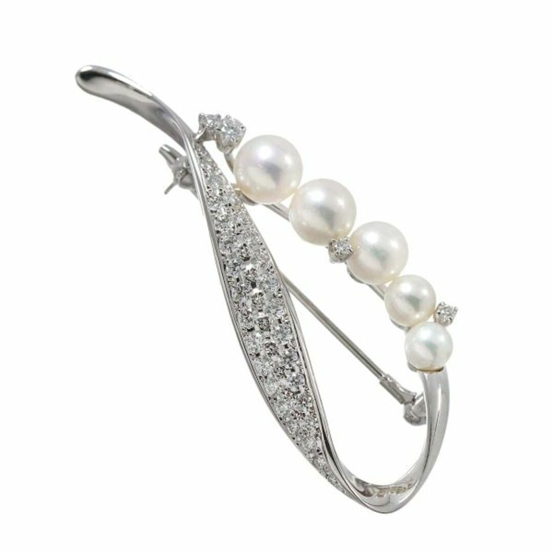 ミキモト MIKIMOTO アコヤ真珠 7.0-4.9mm ダイヤ 0.88ct ミキモト MIKIMOTO アコヤ真珠 7.0-4.9mm ダイヤ 0.88ct