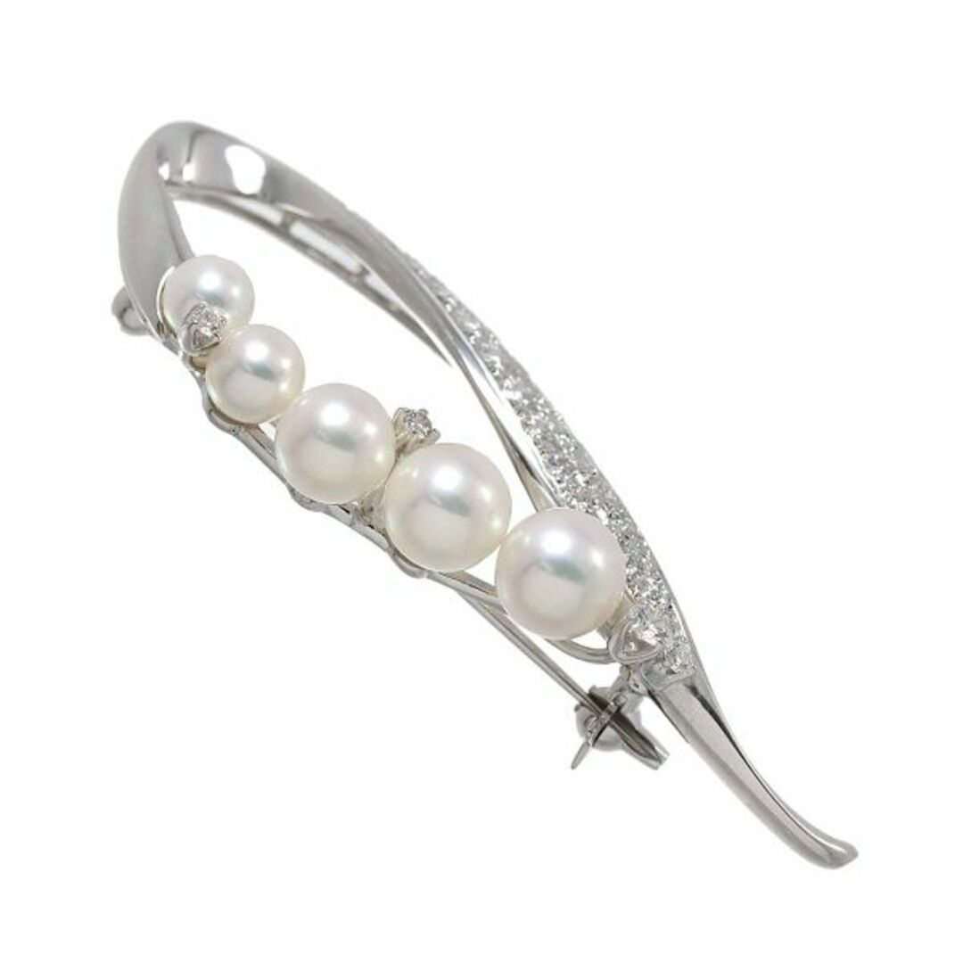ミキモト MIKIMOTO アコヤ真珠 7.0-4.9mm ダイヤ 0.88ct ミキモト MIKIMOTO アコヤ真珠 7.0-4.9mm ダイヤ 0.88ct