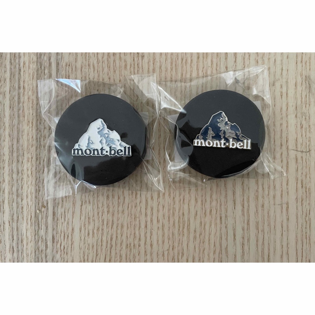 mont bell(モンベル)のモンベル mont-bell  ピンバッチ ピンズ  2個 スポーツ/アウトドアのアウトドア(登山用品)の商品写真