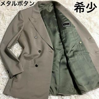 エルメネジルドゼニア(Ermenegildo Zegna)の【希少・ヴィンテージ】Ermenegildo Zegna ダブルテーラード　48(テーラードジャケット)