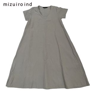 mizuiro ind - 【mizuiro-ind】新品 ウールツイルバンドカラーワイド ...