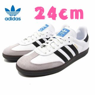 アディダス(adidas)の新品未使用24cm adidas SAMBA OGアディダス サンバ  ホワイト(スニーカー)