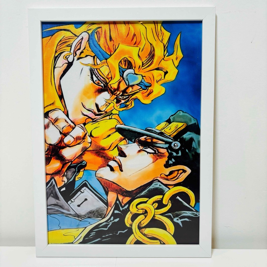 白額付きポスター】JOJO ジョジョの奇妙な冒険 第3部 承太郎 白額付きポスター】JOJO ジョジョの奇妙な冒険 第3部 承太郎