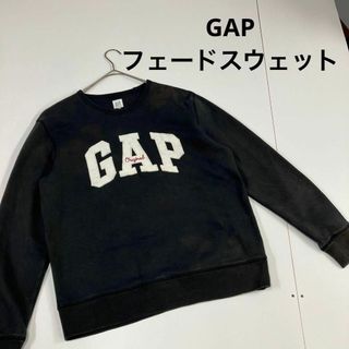 ギャップ(GAP)のGAP ギャップ スウェット　トレーナー　ワッペン　フェード　古着　M(スウェット)