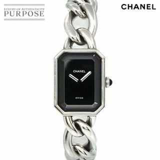 シャネル(CHANEL)のシャネル CHANEL プルミエール Mサイズ H0452 ヴィンテージ レディース 腕時計 ブラック 文字盤 クォーツ ウォッチ Premiere VLP 90223159(腕時計)