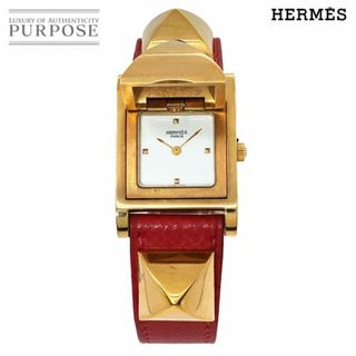 【美品】HERMES メドール 時計 ゴールドカラー 値下交渉歓迎ゴールド