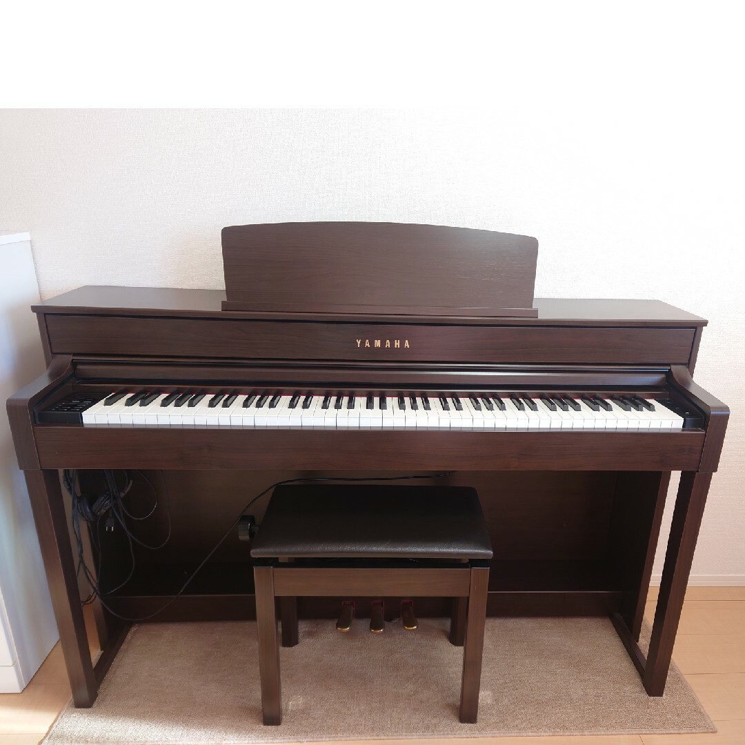 ヤマハ(ヤマハ)の〈美品〉YAMAHA  クラビノーバ  SCLP-5450  電子ピアノ 楽器の鍵盤楽器(ピアノ)の商品写真