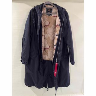 ALPHA INDUSTRIES - ALPHA INDUSTRIES モッズコート サイズM 黒の通販