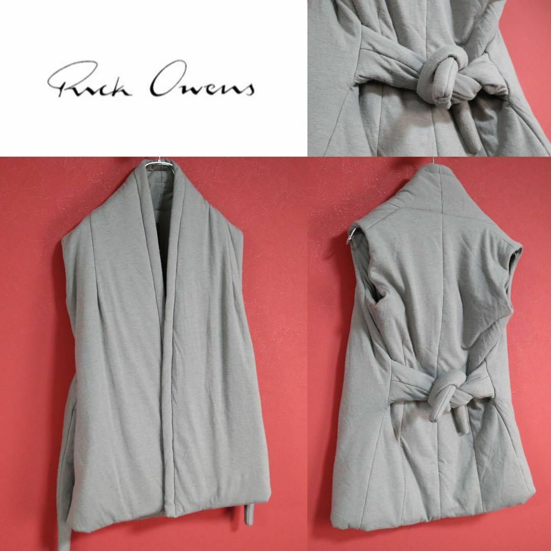 極希少/美品】RICK OWENS 3WAY ベルトデザイン ダウンベスト 極希少/美品】RICK OWENS 3WAY ベルトデザイン ダウンベスト