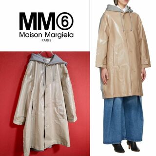 【定価15万】MM6 MAISON MARGIELA パーカー ドッキングコート(ロングコート)