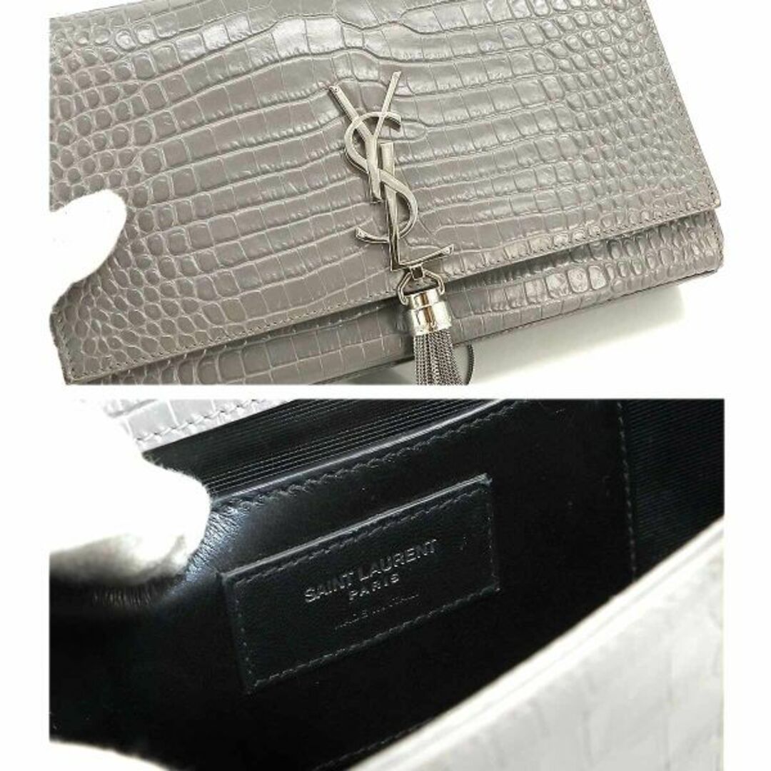 SAINT LAURENT - サンローラン パリ SAINT LAURENT PARIS ケイト ミディアム チェーン ショルダー バッグ レザー グレー 354119 VLP 90223523の通販 by PURPOSE ラクマ店 |サンローランならラクマ SAINT LAURENT - サンローラン パリ SAINT LAURENT PARIS ケイト ミディアム チェーン ショルダー バッグ レザー グレー 354119 VLP 90223523の通販 by PURPOSE ラクマ店 |サンローランならラクマ