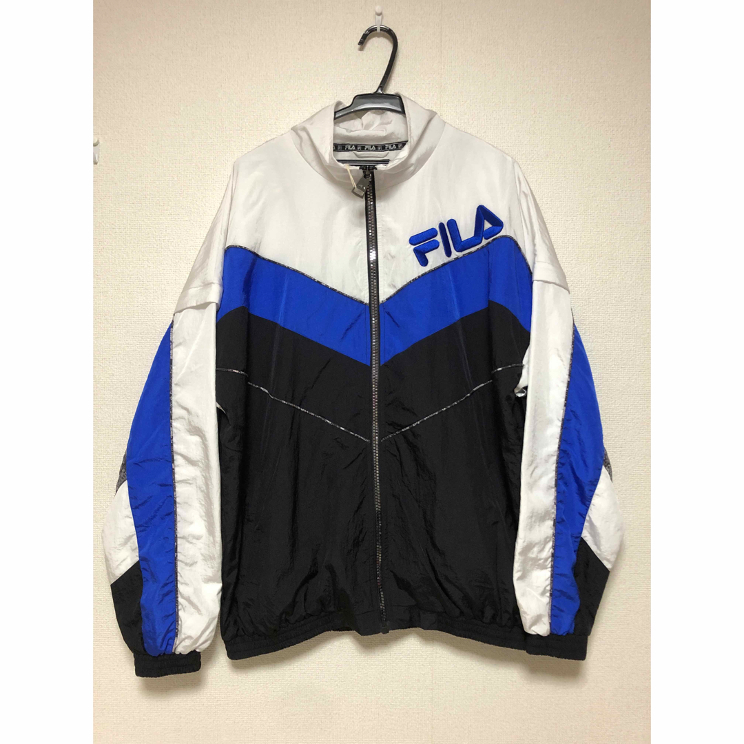 FILA(フィラ)のFILA Nero NewRetro ルノーブルージャケット ウインドブレーカー メンズのジャケット/アウター(ナイロンジャケット)の商品写真