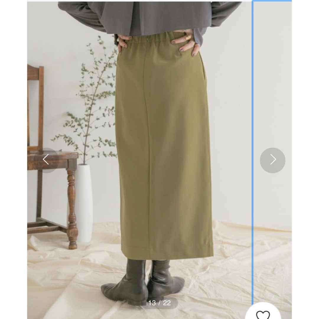 URBAN RESEARCH ITEMS(アーバンリサーチアイテムズ)のフィブリルレザースカート レディースのスカート(ロングスカート)の商品写真