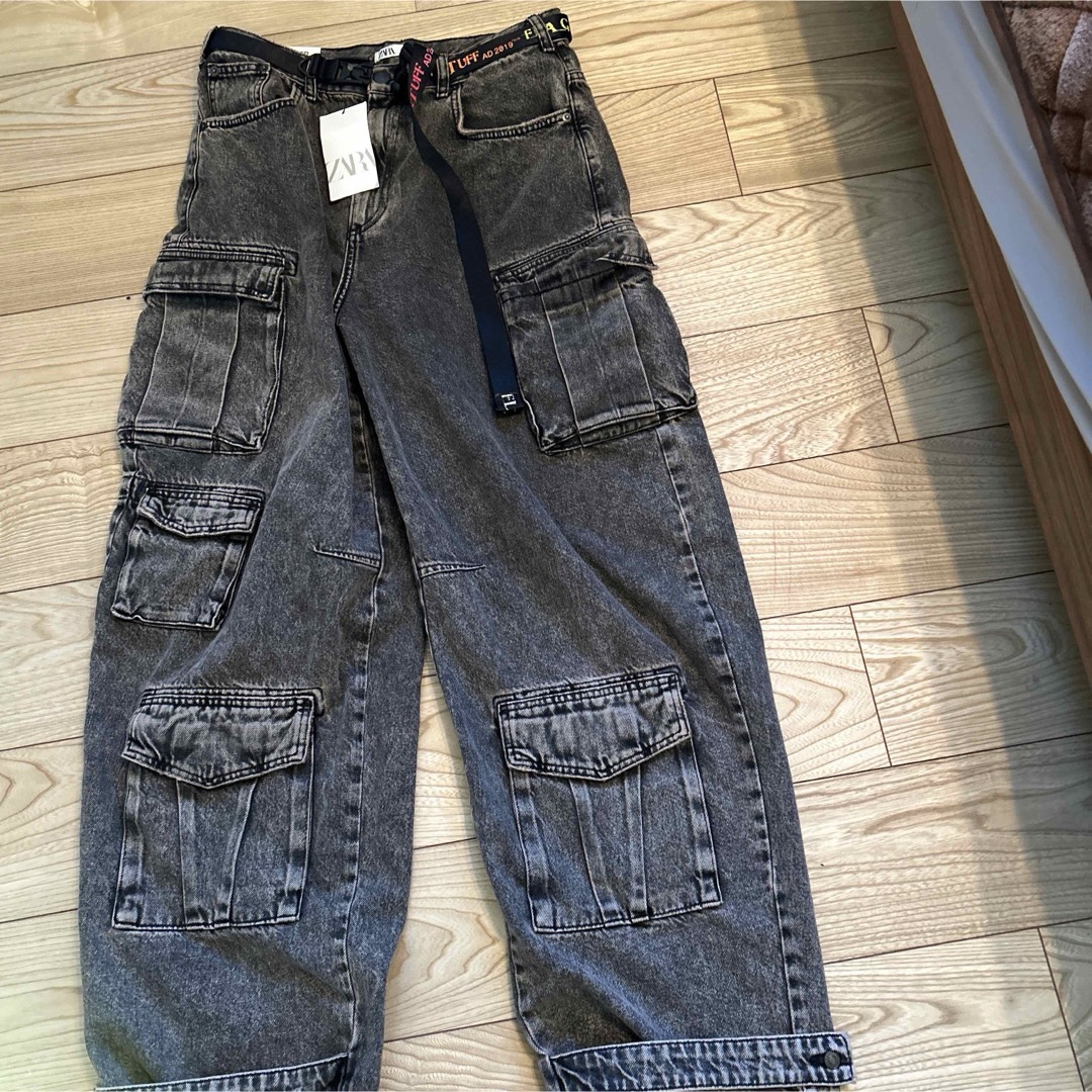 ZARA(ザラ)のzara wide cargo denim メンズのパンツ(デニム/ジーンズ)の商品写真