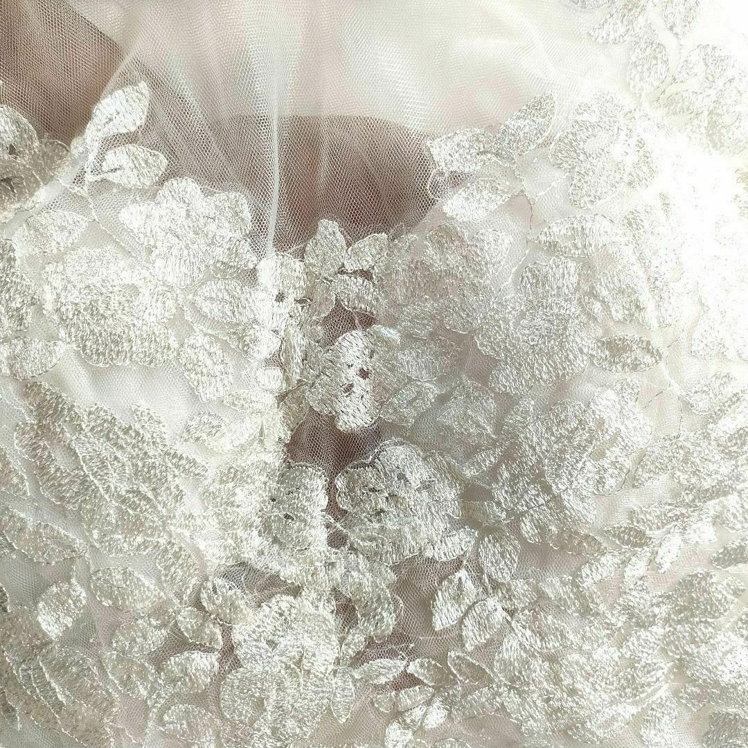 【AW2023 最新作】ウエディングドレス　XS　Aラインドレス　結婚式　二次会 レディースのフォーマル/ドレス(ウェディングドレス)の商品写真