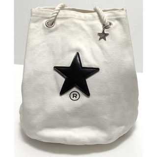 コンバーストウキョウ(CONVERSE TOKYO)のCONVERSE TOKYO コンバース 2402081 白　キャンバス　巾着　(ショルダーバッグ)
