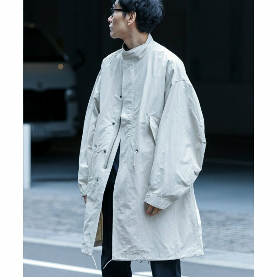 URBAN RESEARCH(アーバンリサーチ)の【KHAKI】【L】URBAN RESEARCH iD M-65ビッグモッズコート メンズのジャケット/アウター(モッズコート)の商品写真