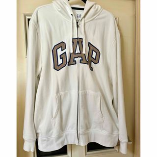 ギャップ(GAP)のGAPメンズ［ホワイト］(パーカー)