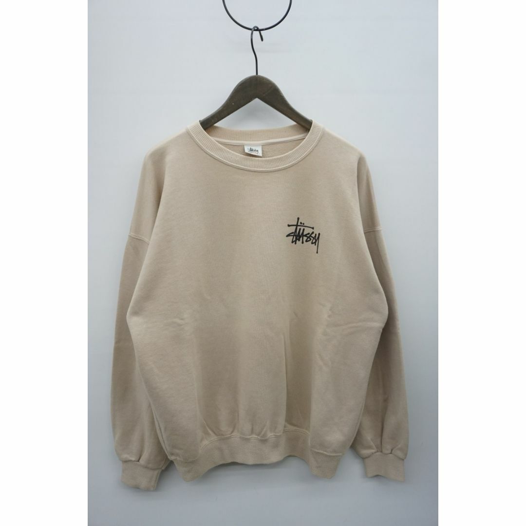 STUSSY(ステューシー)の希少 90S OLD STUSSY シャドーマン スウェット 薄茶205O▲ メンズのトップス(スウェット)の商品写真