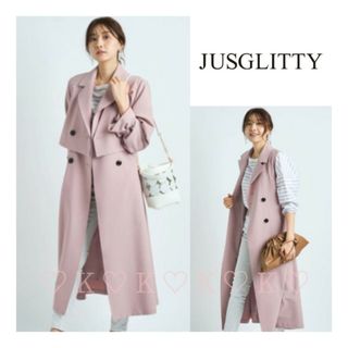 JUSGLITTY - 〘新品未使用品〙JUSGLITTY＊2wayトレンチコート＊ジレ