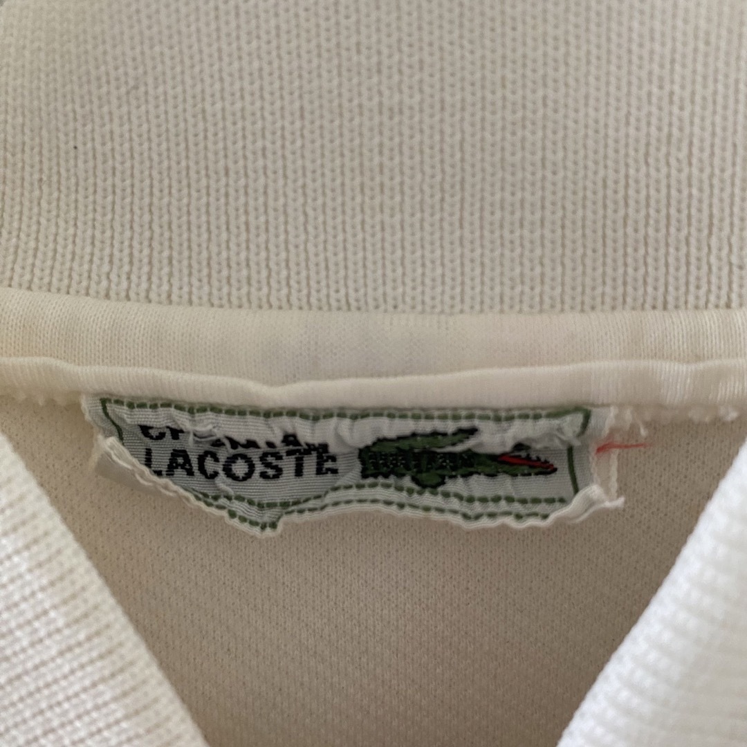 LACOSTE(ラコステ)の80sCHEMISELACOSTEシュミーズラコステトラックジャケットジャージ白 メンズのトップス(ジャージ)の商品写真